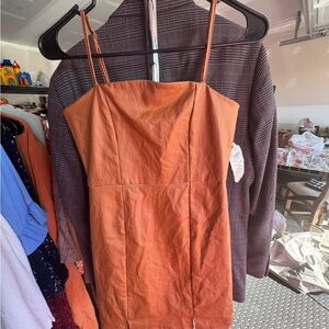 Altar’d State Brow  Spaghetti Strap Mini Sundress